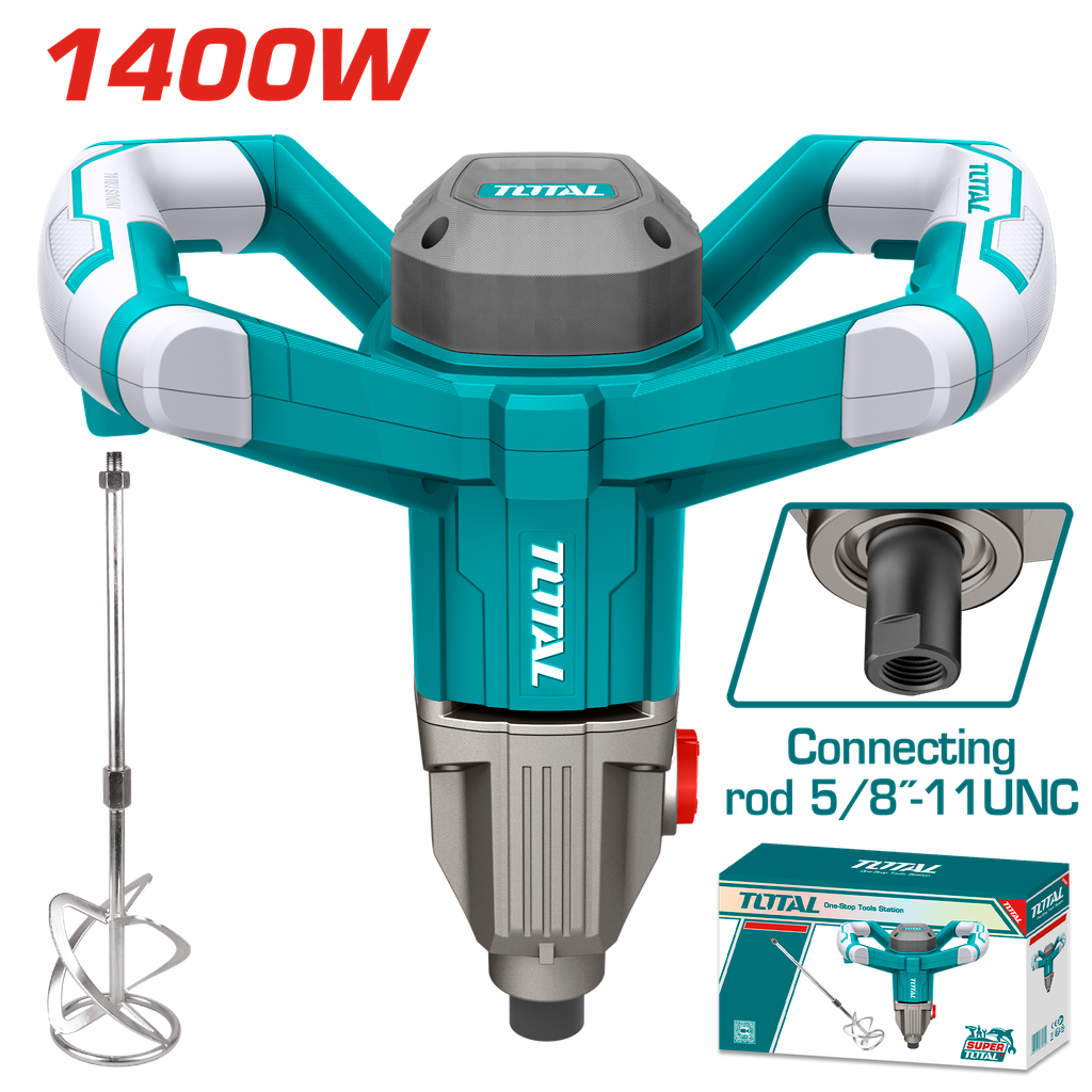 Mezclador Pintura Electrico 1400w Total