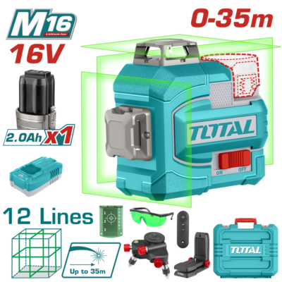 Nivel Laser 035m 3d 12 Lineas Utll30120