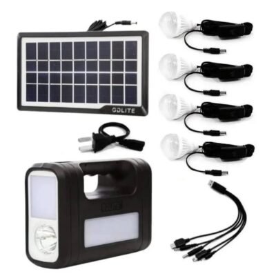 Kit Solar 4 Bombillos Planta Solar